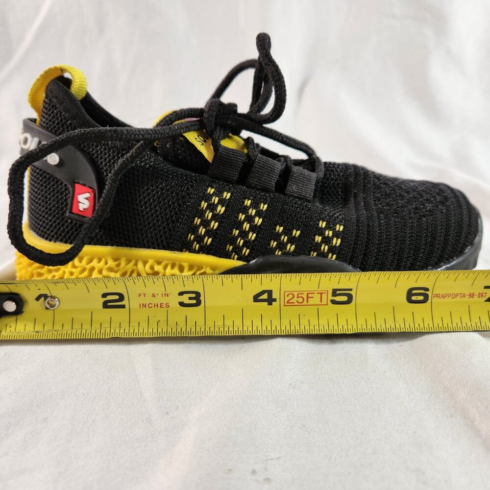 Southpole Kids Shoes Black Yellow Running Shoes Sneakers Size 9 Lace-Up EUC - Picture 11 of 12